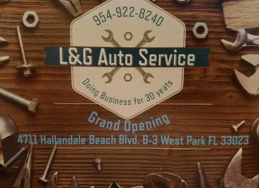 L & G Auto Services | 4711 Hallandale Beach Blvd, Hollywood, FL 33023, USA | Phone: (954) 922-8240