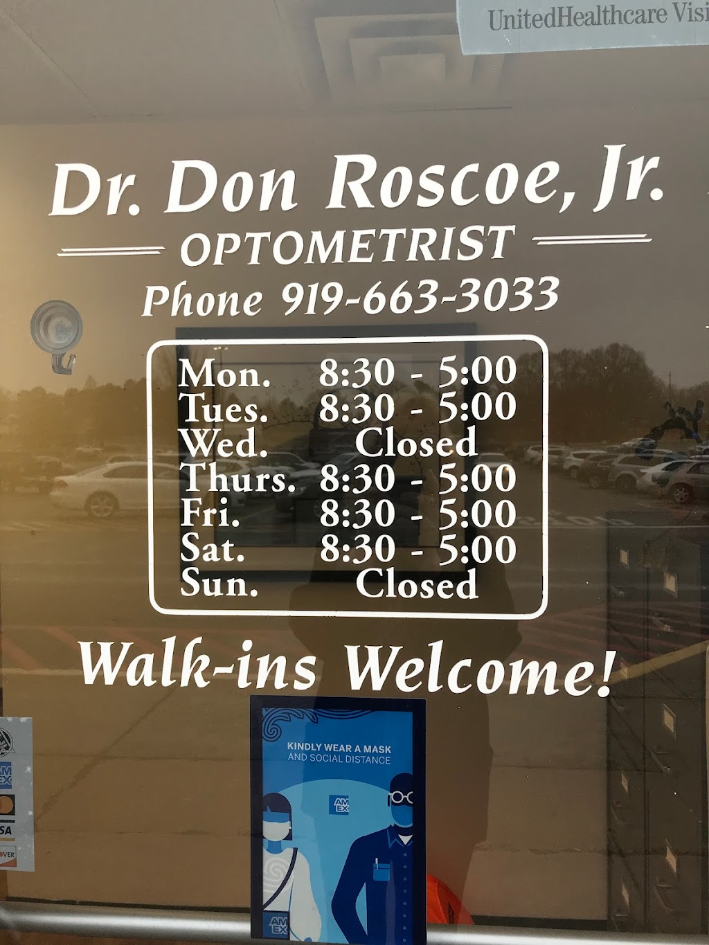 Dr William Don Roscoe Jr | 150 Walmart Supercenter, Siler City, NC 27344, USA | Phone: (919) 663-3033