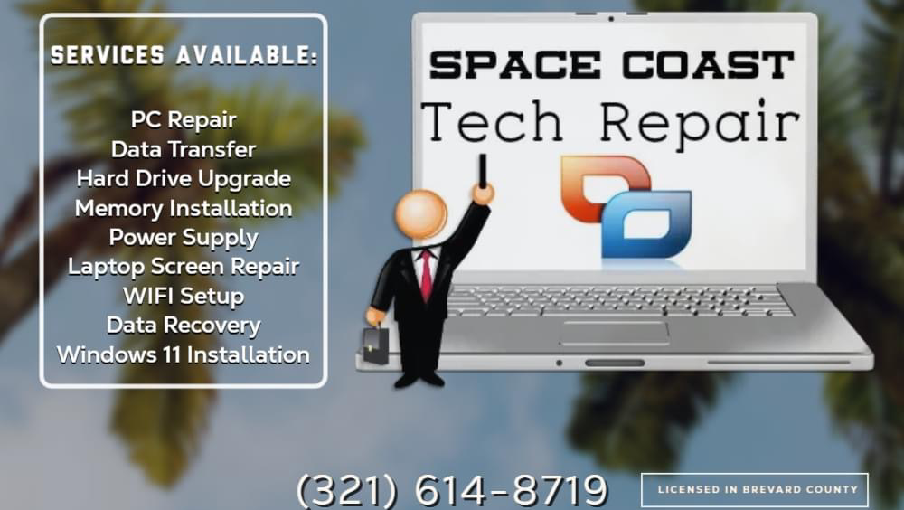 Space Coast Tech Repair | 6483 Bamboo Ave, Cocoa, FL 32927, USA | Phone: (321) 614-8719