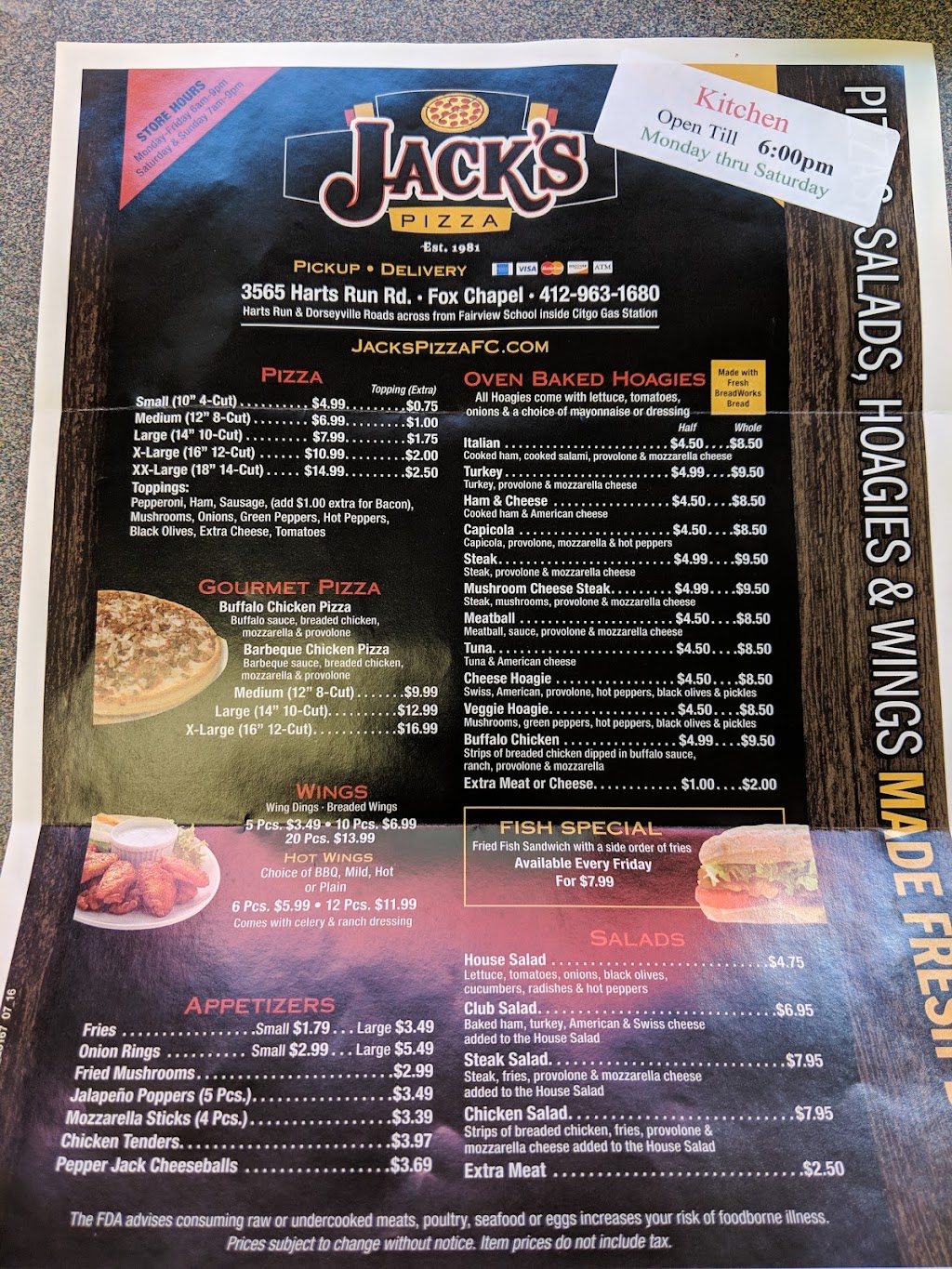 AJS Pizza | 3565 Harts Run Rd, Pittsburgh, PA 15238, USA | Phone: (412) 963-1680