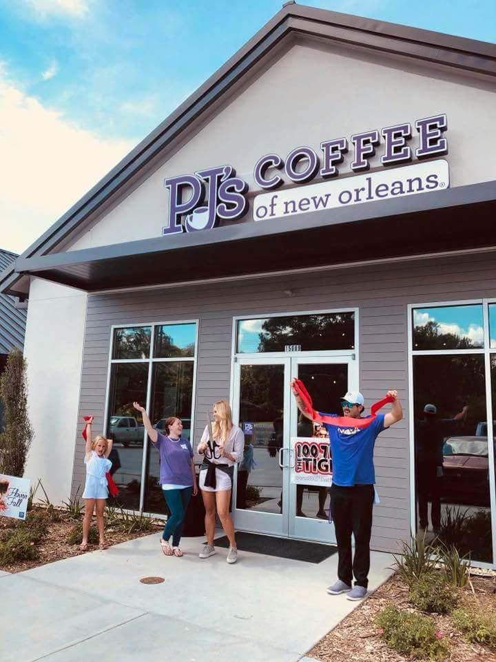 PJ’s Coffee of New Orleans | 15089 LA-73, Prairieville, LA 70769, USA | Phone: (225) 744-1713