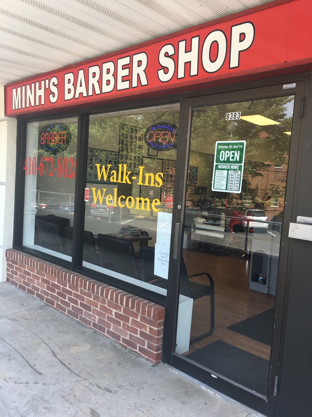 Minhs Barbershop | 8383 Piney Orchard Pkwy, Odenton, MD 21113, USA | Phone: (443) 306-6448