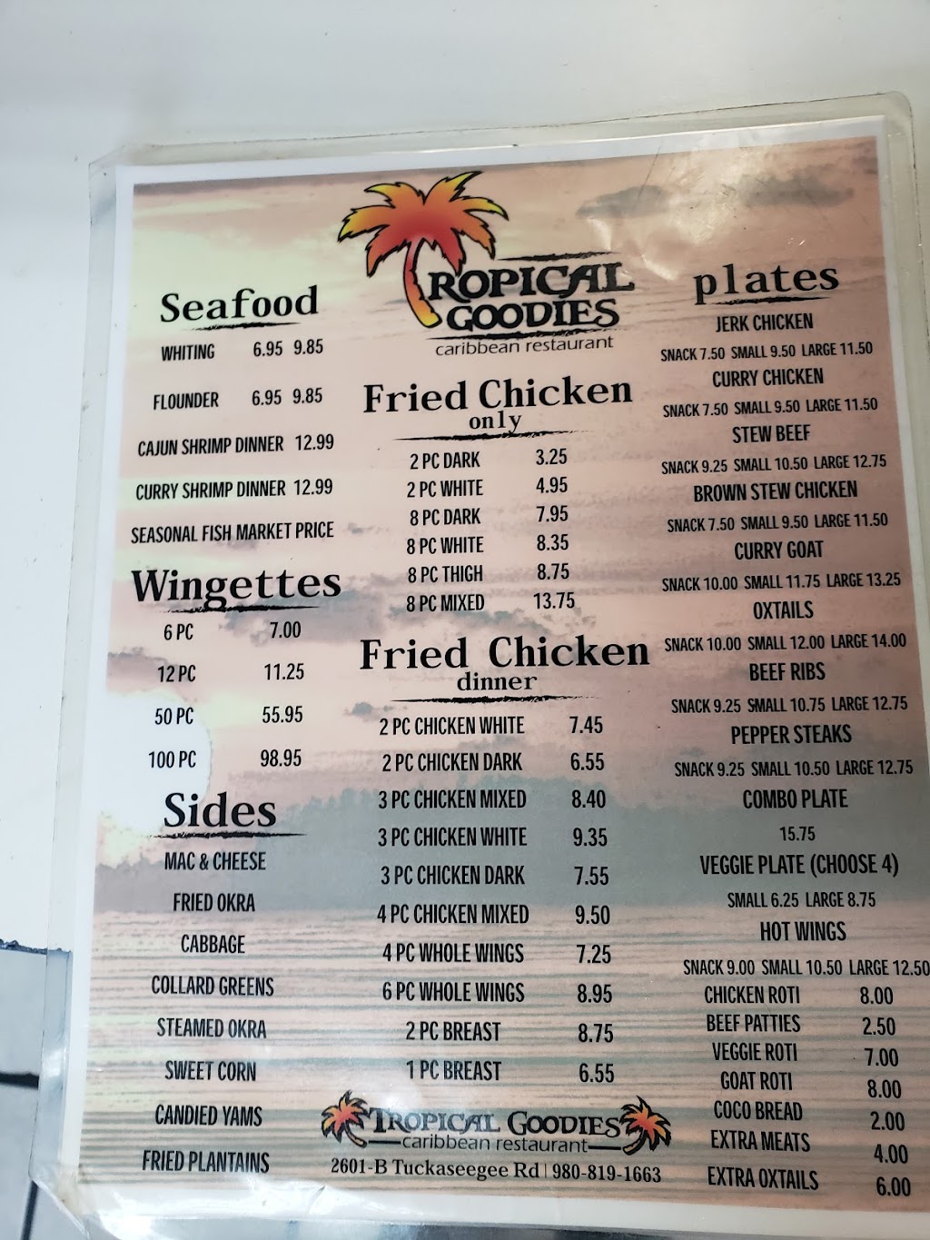 Tropical Goodies 2 | 2601 Tuckaseegee Rd, Charlotte, NC 28208, USA | Phone: (980) 819-7663