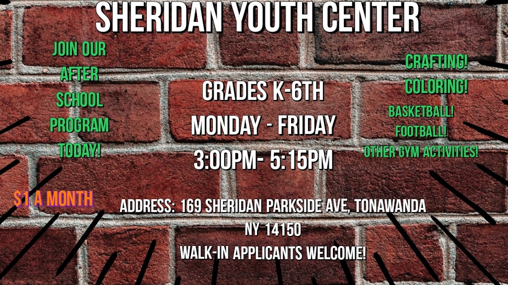 Sheridan Parkside Community Center | 169 Sheridan Parkside Dr, Tonawanda, NY 14150, USA | Phone: (716) 831-1001