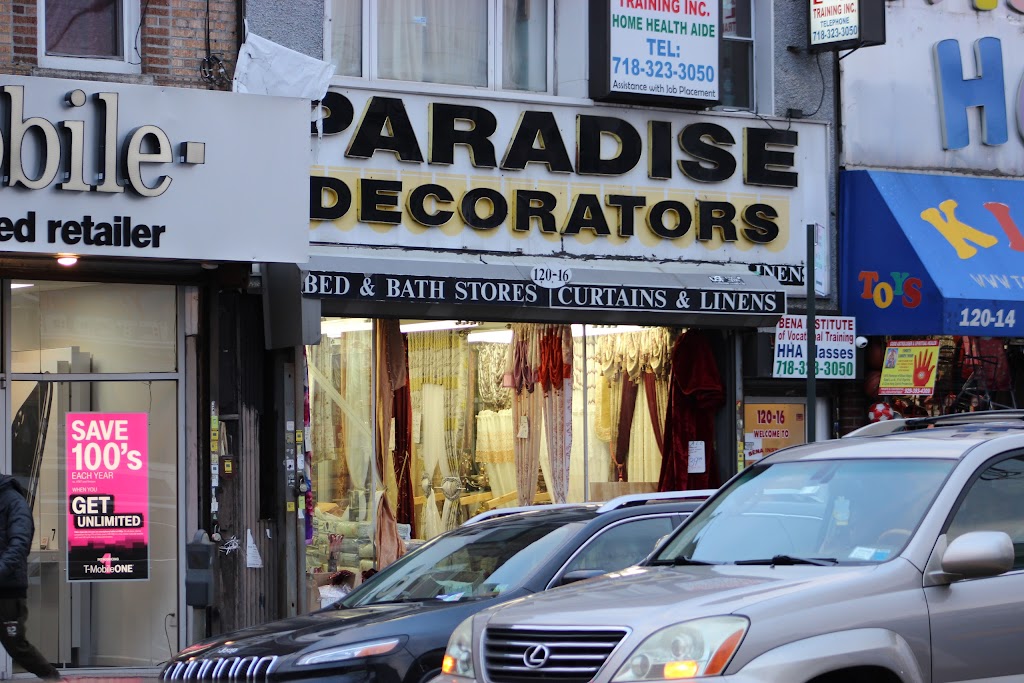Paradise Decorators | 11909 Liberty Ave, South Richmond Hill, NY 11419, USA | Phone: (718) 843-3218