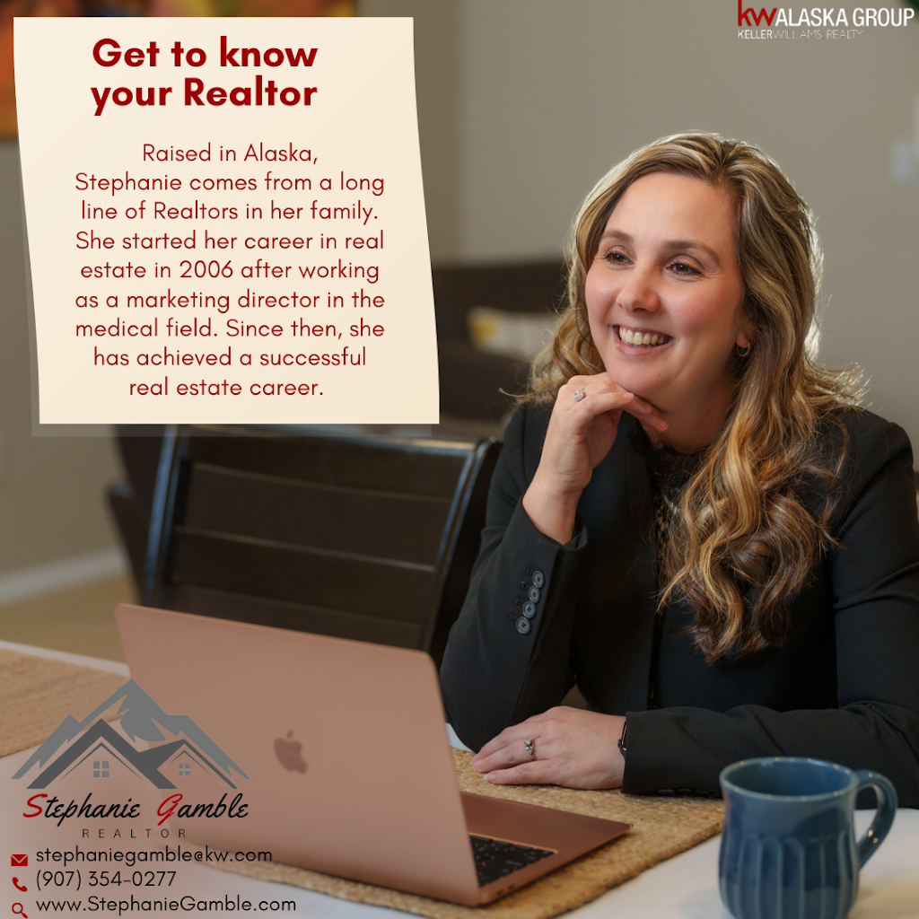 Stephanie Gamble, Realtor | 621 S Knik Goose Bay Rd, Wasilla, AK 99654, USA | Phone: (907) 354-0277