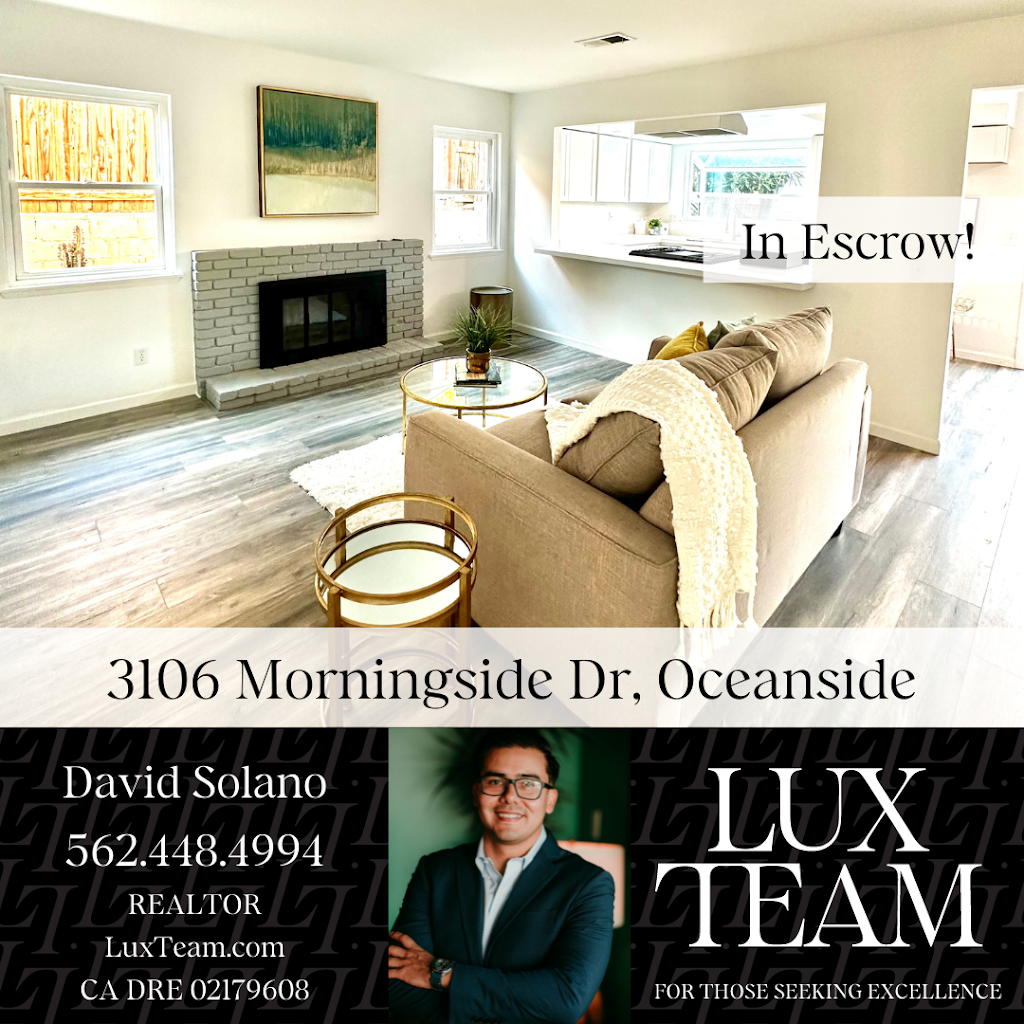 Lux Team, Real Estate Agency | 603 Seagaze Dr #196, Oceanside, CA 92054, USA | Phone: (760) 812-0907