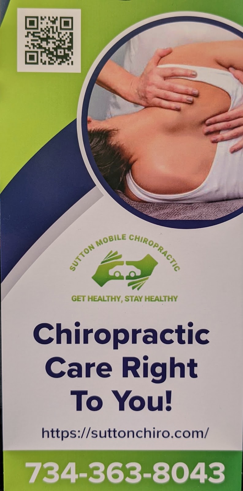 Sutton Mobile Chiropractic | 19248 Inkster Rd, Romulus, MI 48174, USA | Phone: (734) 363-8043