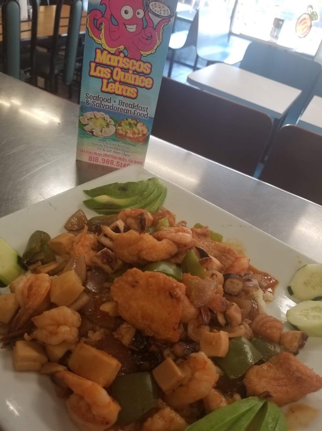 Mariscos Las Quince Letras | 7344 Van Nuys, CA 91405, USA | Phone: (818) 988-5140