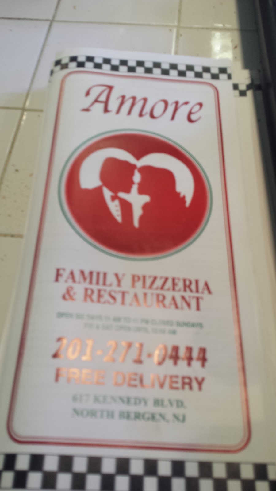 Amore Pizzeria & Restaurant | 617 John F. Kennedy Blvd, Union City, NJ 07087, USA | Phone: (201) 271-0444