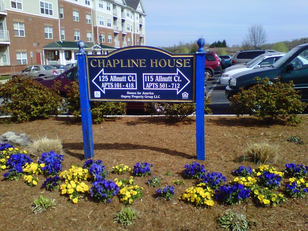 Chapline House (Seniors 62+) | 125 Allnutt Ct, Prince Frederick, MD 20678, USA | Phone: (410) 414-8280