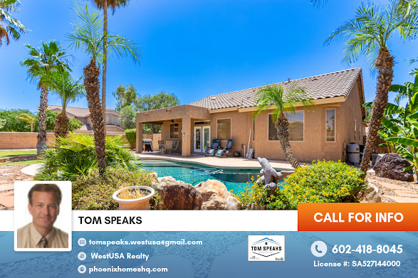 Tom Speaks West USA Realty | 1850 E Northrop Blvd, Chandler, AZ 85286, United States | Phone: (602) 418-8045