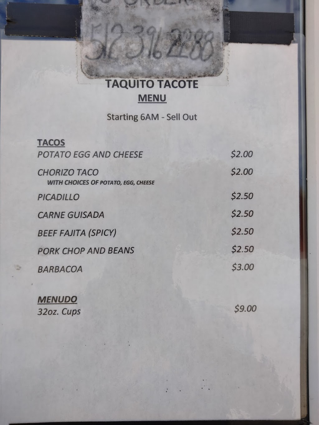 Taquito Tacote | 16480 Texas Hwy 123, San Marcos, TX 78666, USA | Phone: (512) 396-2288