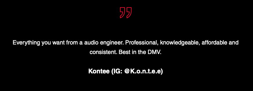 ETRNL Sounds Studio | 8839 Ritchboro Rd, District Heights, MD 20747, USA | Phone: (202) 642-3626