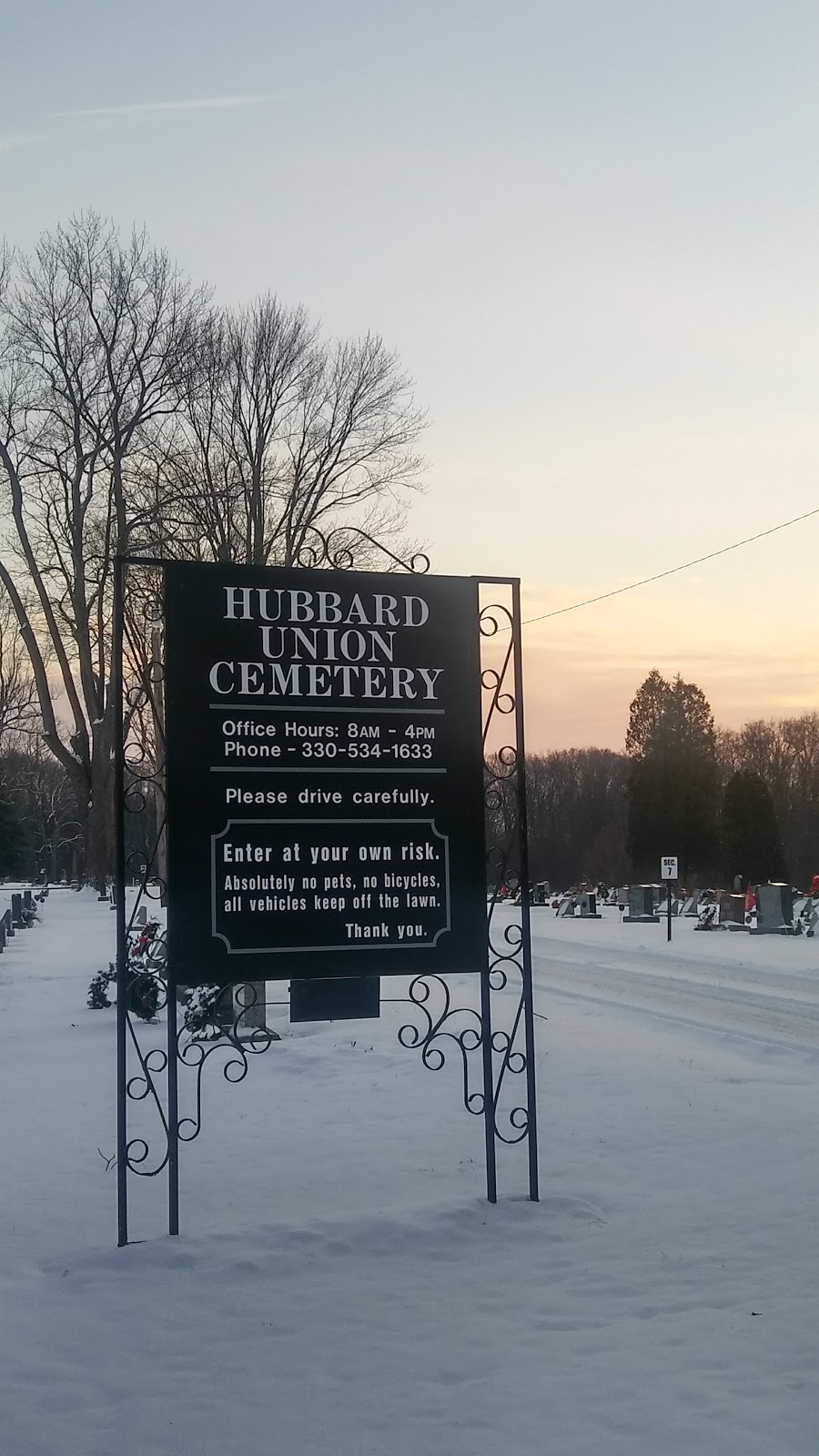 Hubbard Union Cemetery | 210 Oakdale Ave SE, Hubbard, OH 44425, USA | Phone: (330) 534-1633