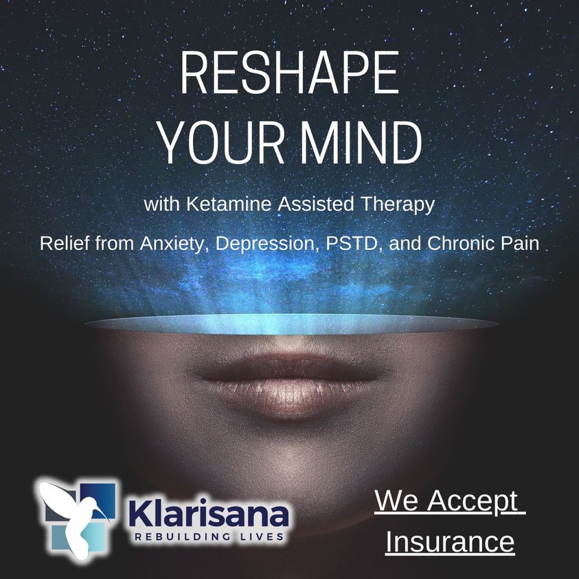 Klarisana - Ketamine Treatment Longmont | 916 S Main St Suite 208, Longmont, CO 80501 | Phone: (844) 455-2747