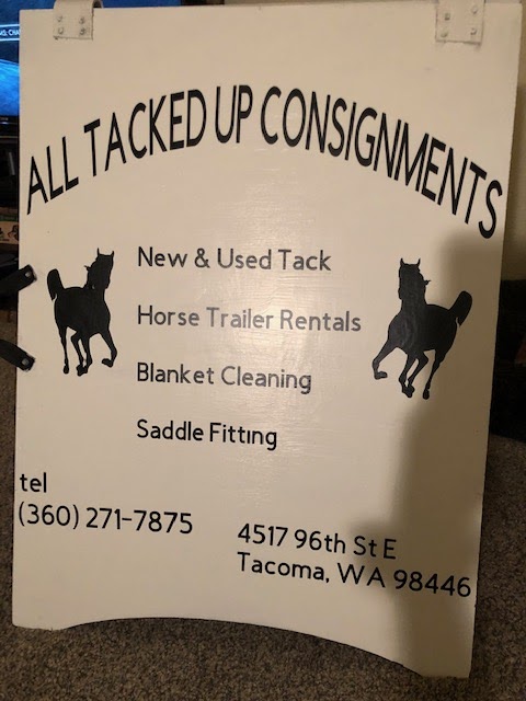 All Tacked Up Consignments | 4517 96th St E, Tacoma, WA 98446, USA | Phone: (360) 271-7875