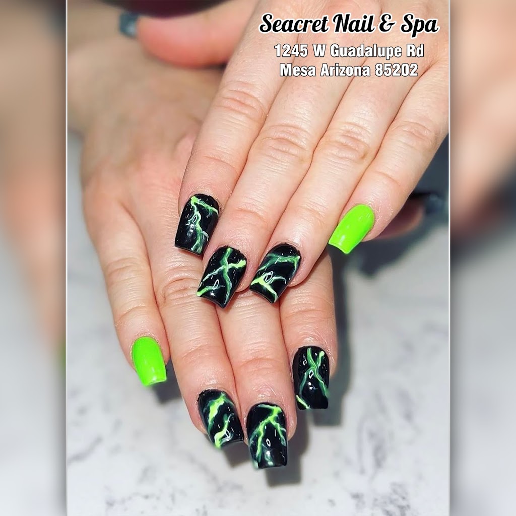 Seacret Nails & Spa | 1245 W Guadalupe Rd UNIT 9, Mesa, AZ 85202, USA | Phone: (480) 775-1248