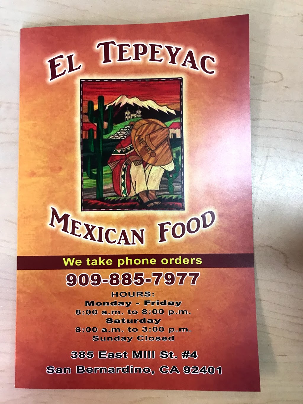 El Tepeyac Restaurant | 385 E Mill St, San Bernardino, CA 92408, USA | Phone: (909) 885-7977