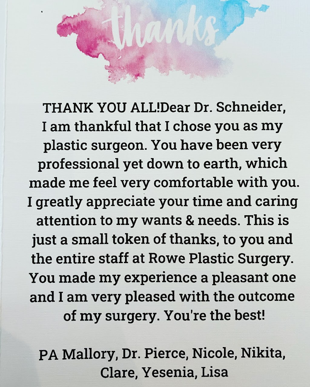 Dr Lisa Schneider | Rowe Plastic Surgery, 820 Park Ave #1b, New York, NY 10021, USA | Phone: (212) 628-7300