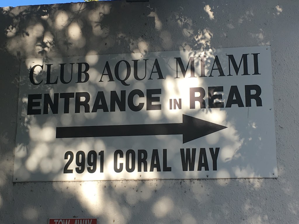 Club Aqua Miami | 2991 Coral Way, Miami, FL 33145 | Phone: (305) 448-2214