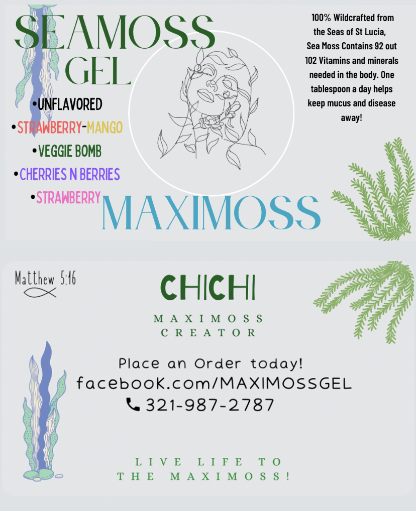 Maximoss Sea Moss Gel | 313 Delmonico St NE, Palm Bay, FL 32907, USA | Phone: (321) 987-2787