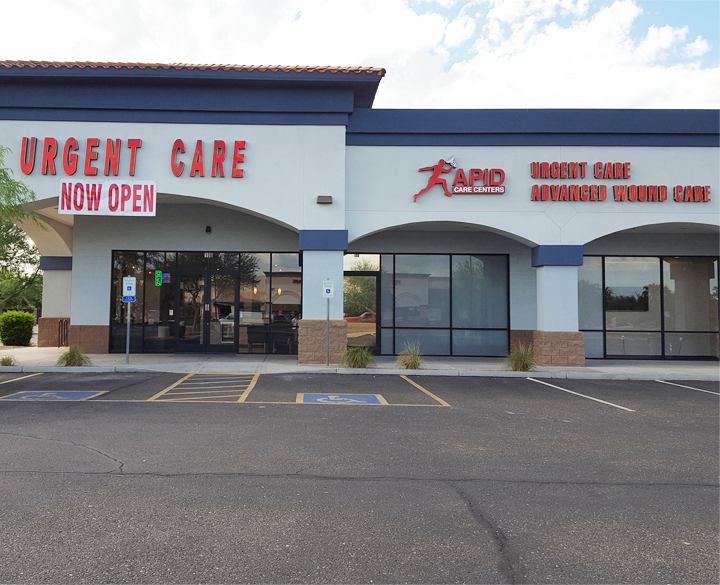 Rapid Care Center - Urgent Care & Advanced Wound Care | 7615 W Thunderbird Rd # 106, Peoria, AZ 85381, USA | Phone: (623) 547-6838