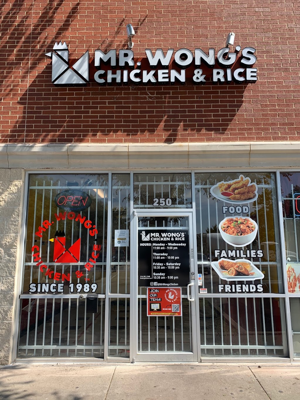 Mr. Wongs Chicken & Rice(Buckner) | 2902 Buckner Blvd #250, Dallas, TX 75227, USA | Phone: (214) 381-2140