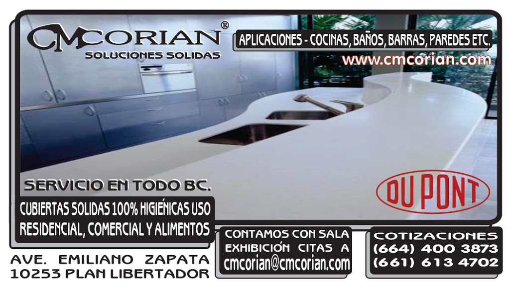 corian tijuana - cubiertas corian tijuana - cmcorian | Emiliano Zapata, Rosarito, B.C., Mexico | Phone: 664 400 3873
