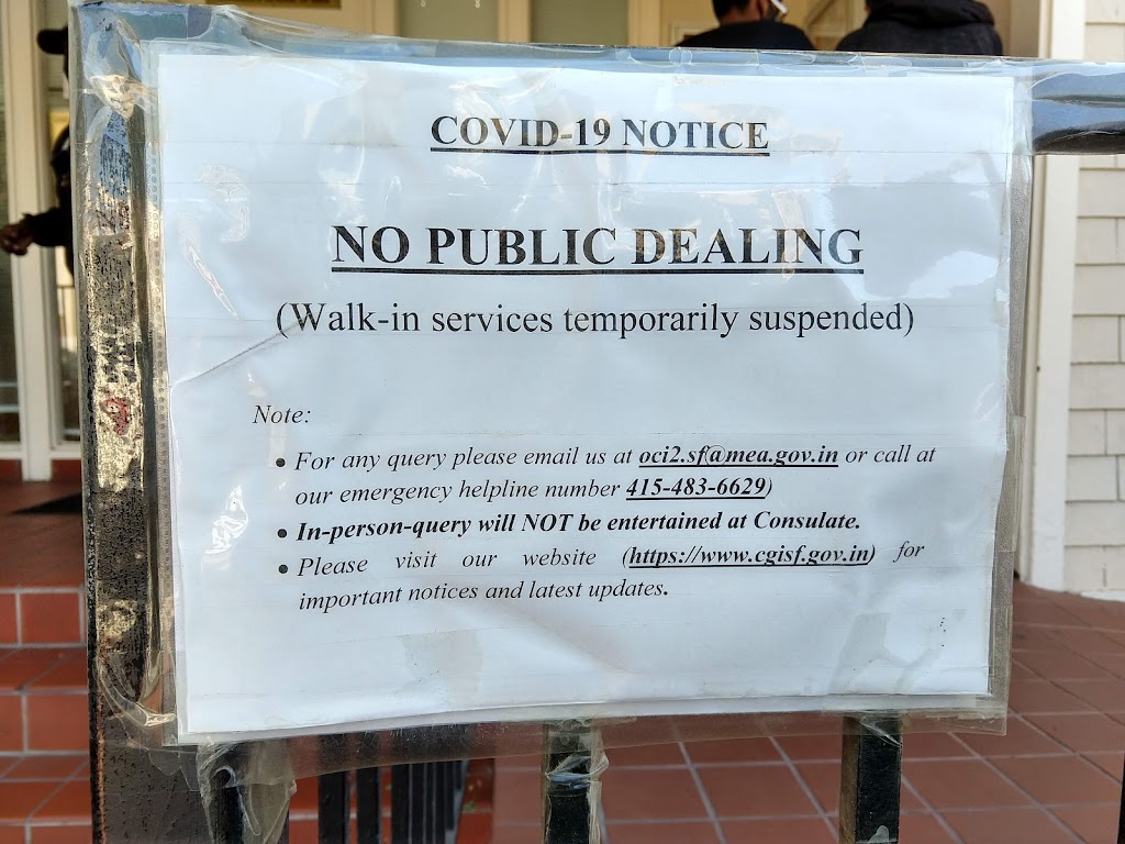 Consulate General of India | 540 Arguello Blvd, San Francisco, CA 94118 | Phone: (415) 668-0683