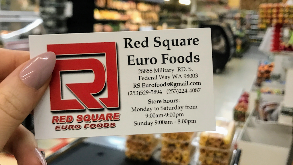 Red Square Euro Foods | 28855 Military Rd S, Federal Way, WA 98003, USA | Phone: (253) 529-5894