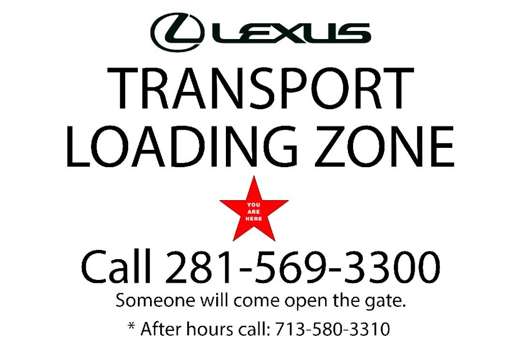 Northside Lexus Transport Loading Zone | 24010 Interstate 45 N, Spring, TX 77386, USA | Phone: (281) 569-3300