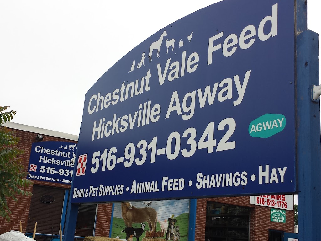 Chestnut Vale Feed Inc./ Hicksville Agway Company | 150 Duffy Ave, Hicksville, NY 11801, USA | Phone: (516) 931-0342