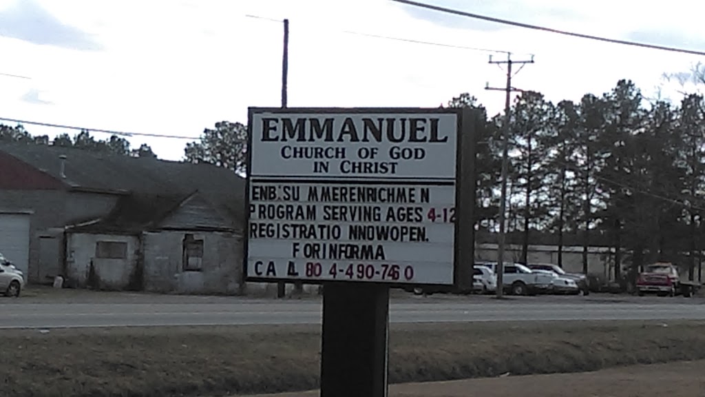 Emmanuel Church-God In Christian | 7204 Boydton Plank Rd, Petersburg, VA 23803, USA | Phone: (804) 733-6301