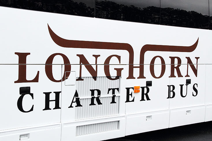 Longhorn Charter Bus Dallas | 2601 Perth St, Dallas, TX 75220, USA | Phone: (214) 206-8432