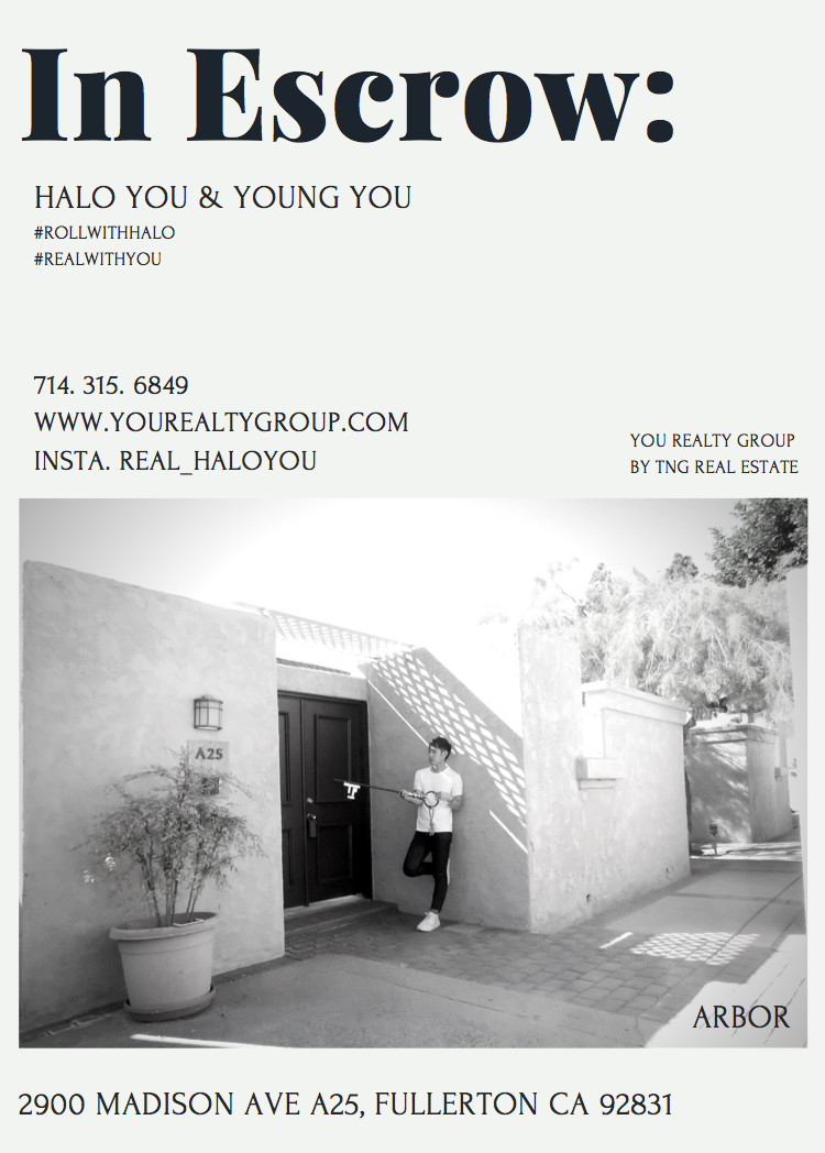 Halo You | You Real Estate | 653 W Commonwealth Ave, Fullerton, CA 92832, USA | Phone: (424) 777-5447