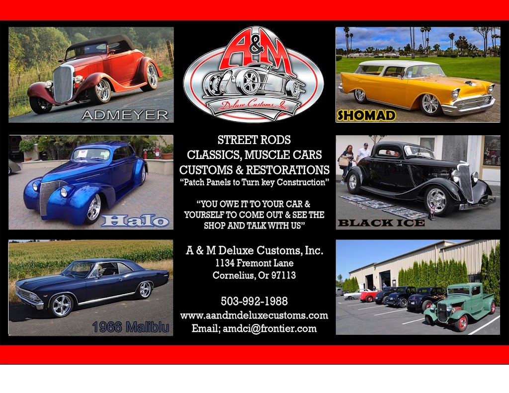 A & M Deluxe Customs Inc | 1134 N Fremont Ln, Cornelius, OR 97113, USA | Phone: (503) 992-1988