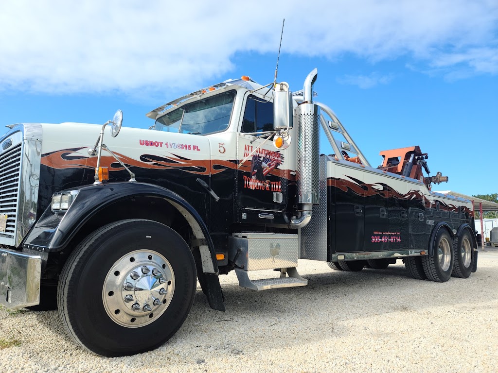 All American Towing And Tire Inc | 100850 Overseas Hwy, Key Largo, FL 33037, USA | Phone: (305) 451-0714