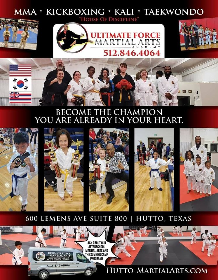 Ultimate Force Martial Arts Academy | 600 Lemens Ave Suite 800, Hutto, TX 78634, USA | Phone: (512) 846-4064