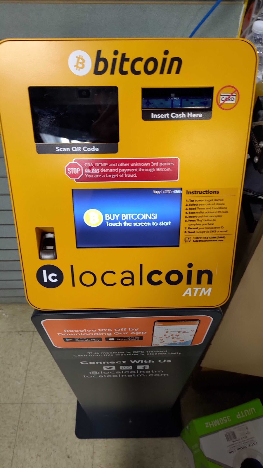 Localcoin Bitcoin ATM - Midway Convenience | 4925 Wyandotte St E, Windsor, ON N8Y 1J1, Canada | Phone: (877) 412-2646