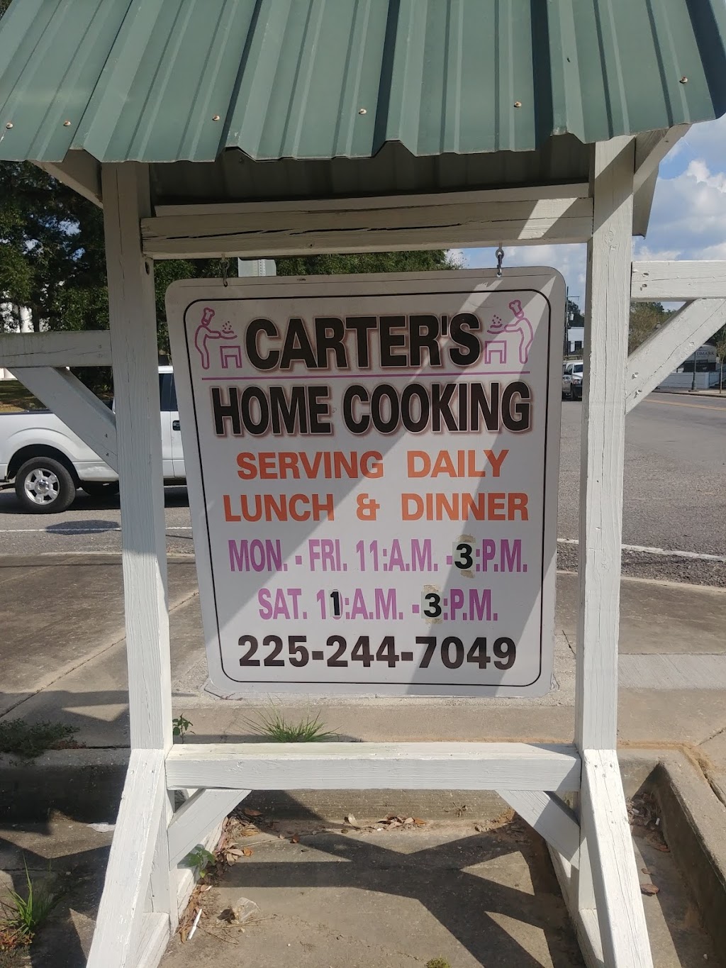 Carters Home Cooking | 11302 Bank St, Clinton, LA 70722, USA | Phone: (225) 244-7049