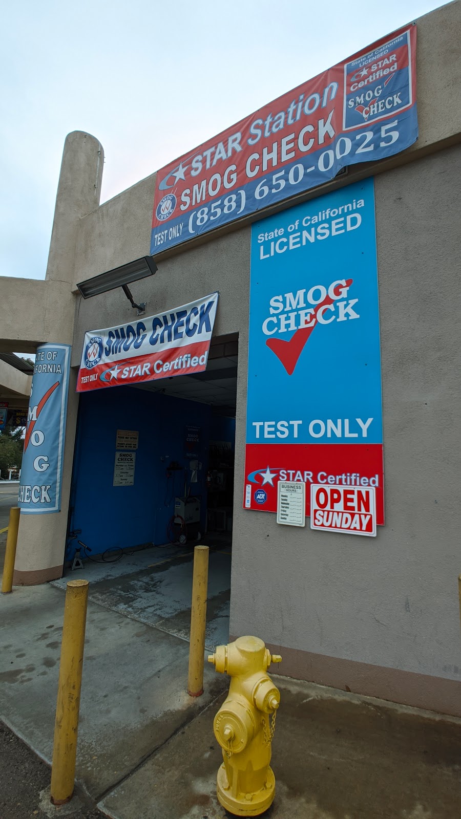 Star Station Smog Check | 3690 Murphy Canyon Rd, San Diego, CA 92123, USA | Phone: (858) 650-0025