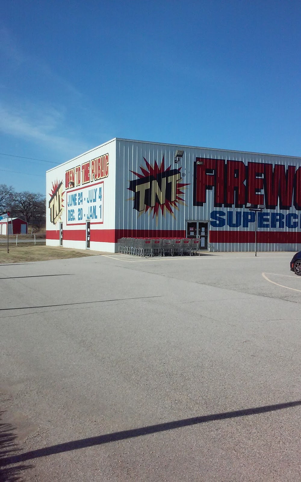 TNT Fireworks Supercenter - Mansfield | 7501 Rendon Bloodworth Rd, Mansfield, TX 76063, USA | Phone: (682) 518-7404