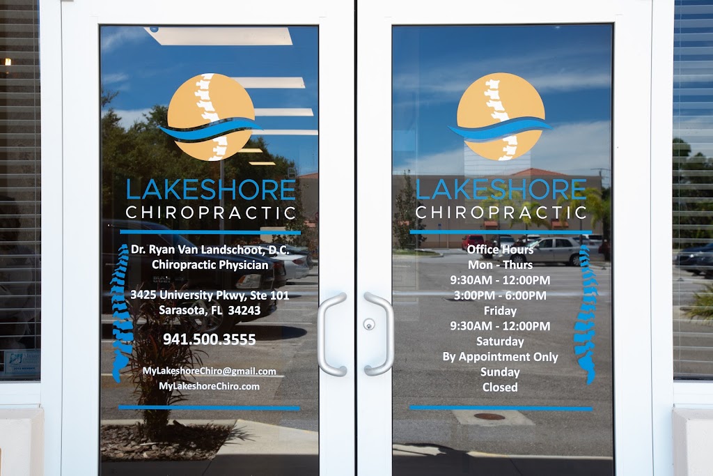 Lakeshore Chiropractic | 3425 University Pkwy unit 101, Sarasota, FL 34243, USA | Phone: (941) 500-3555