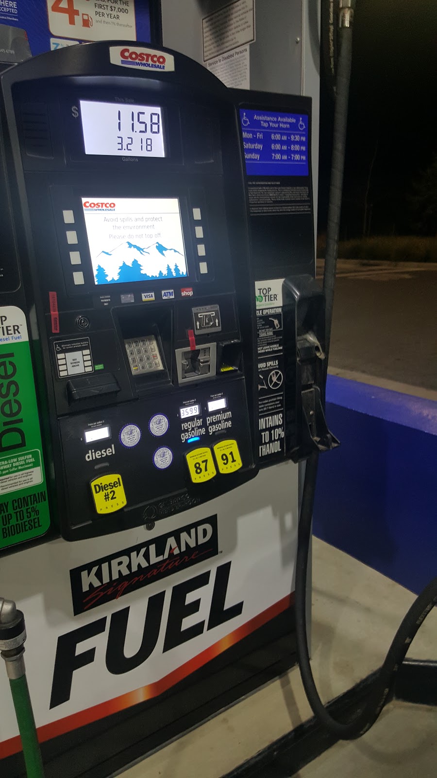 Costco Gas Station | 2395 Lacey Blvd, Hanford, CA 93230, USA | Phone: (559) 670-6008