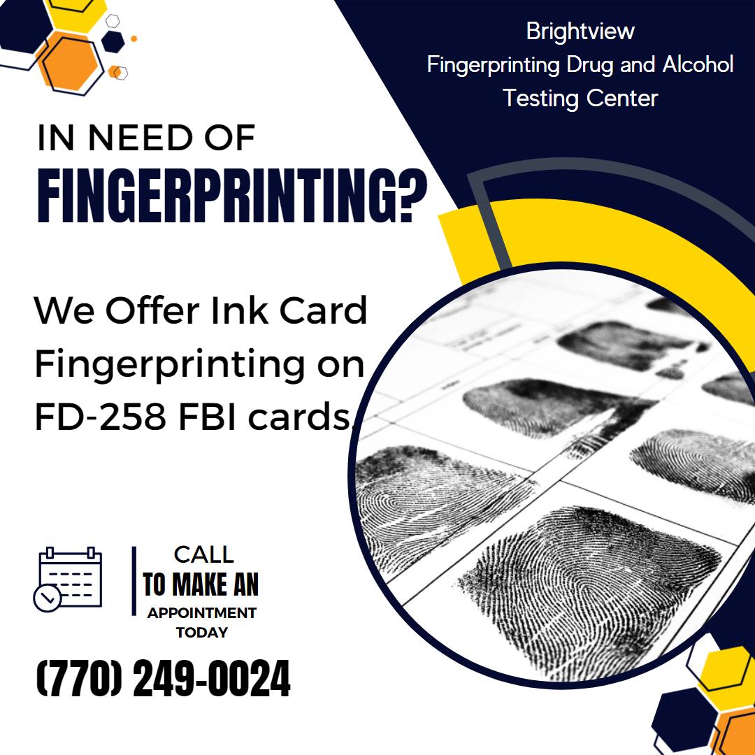 Brightview Fingerprinting Drug and Alcohol Testing Center | 2544 McClave Dr Suite 210, Atlanta, GA 30340, United States | Phone: (770) 249-0024