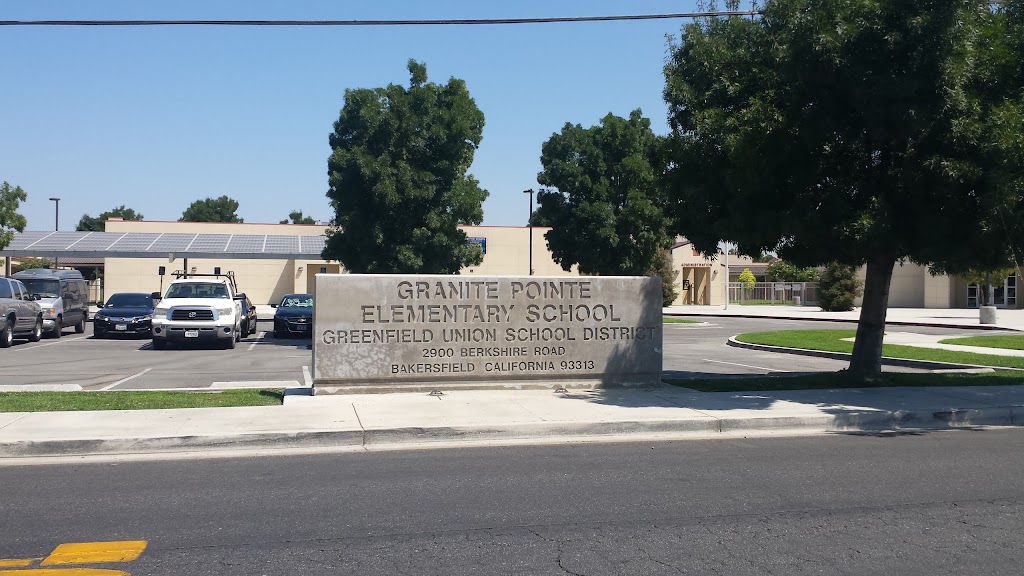 Granite Pointe Elementary | 2900 Berkshire Rd, Bakersfield, CA 93313, USA | Phone: (661) 837-6040