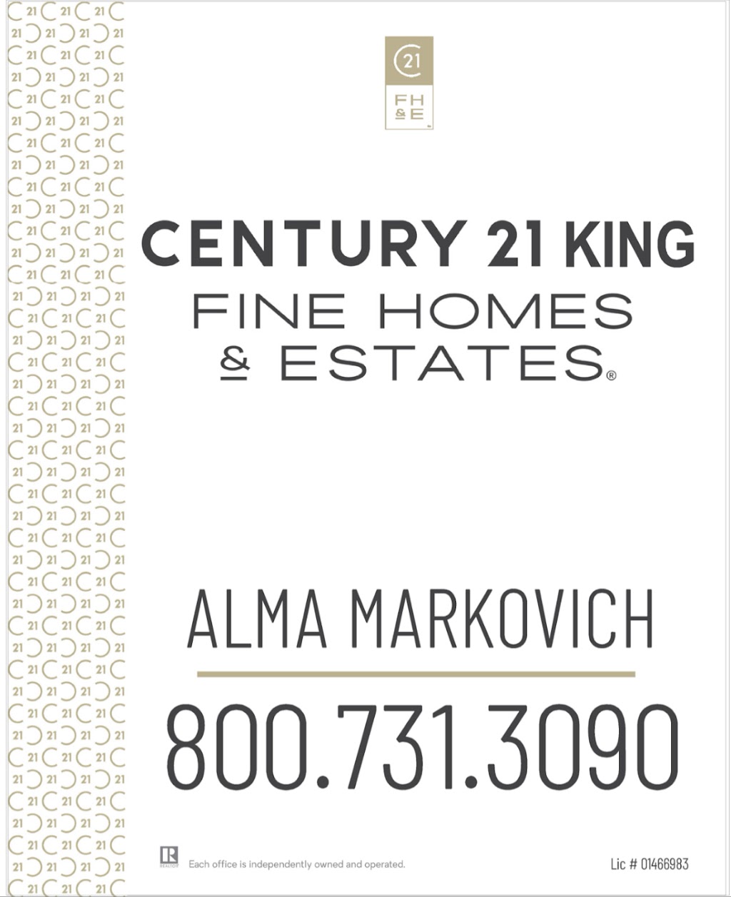 Alma Markovich at Century 21 King | 8338 Day Creek Blvd, Rancho Cucamonga, CA 91739, USA | Phone: (909) 483-5828