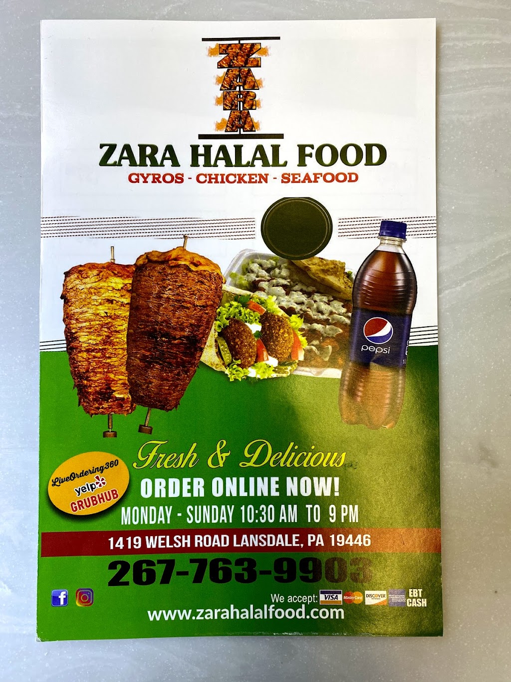 ZARA Halal Food LANSDALE | 1419 Welsh Rd, Lansdale, PA 19446, USA | Phone: (215) 501-3135