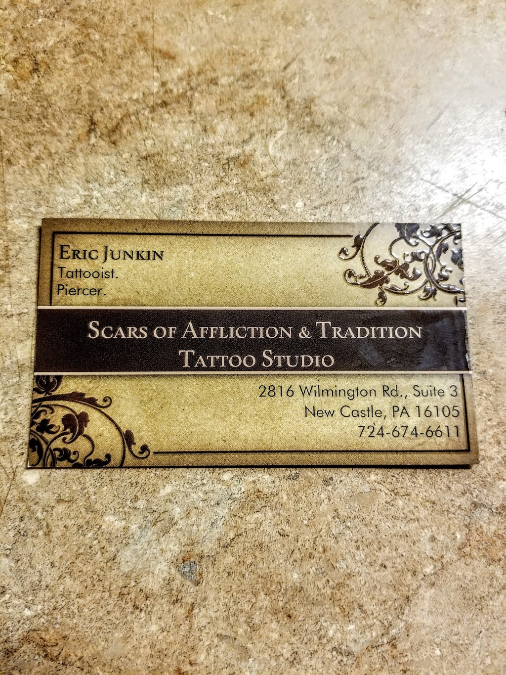 Scars of Affliction & Tradition Tattoo Studio | 2816 Wilmington Rd, New Castle, PA 16105, USA | Phone: (724) 674-6611